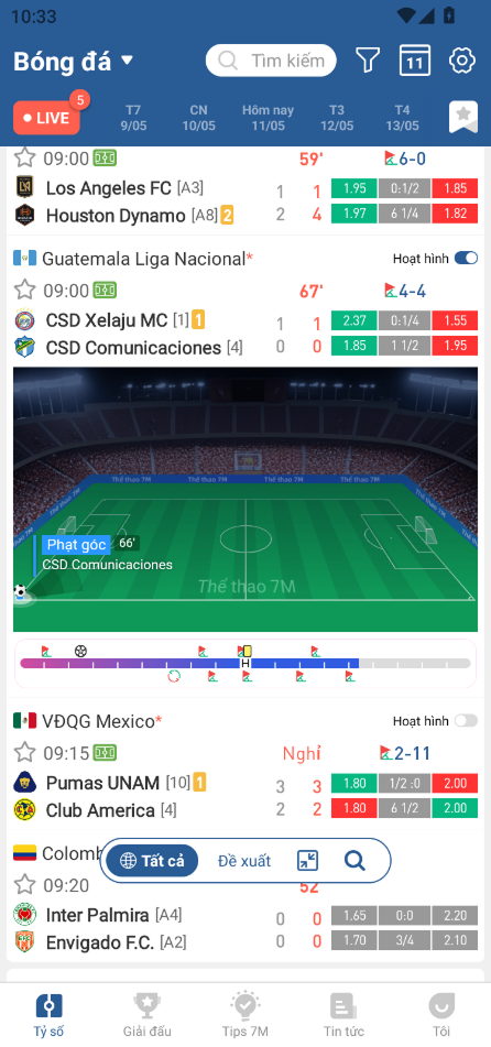 7M Scores tính năng 1